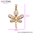 33388 Xuping latest gold jewelry designs personalized animal bee pendant luxury geometric jewelry